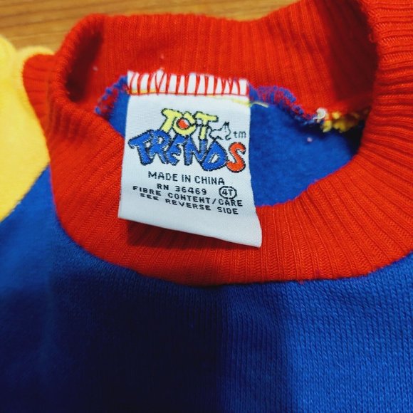 Tot Trends Toddler Sweatshirt Warbird Aviation Pioneers Patch Size 4 Multi-color - Picture 6 of 9